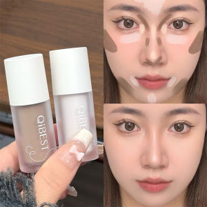 QIBEST Liquid Contour Highlighter Multi-purpose Blush Cream Matte Face Blusher Cheek Tint Eyeshadow Bronze Contouring Makeup