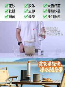 Drizzt Outdoor Filter Water Purifier Portable Car Electric Filter Direct Drinking Water Filter Gift