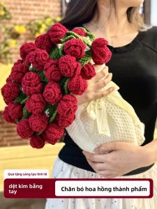 XINGGONGGUAN | DIY Dây thừng dệt tay Chăn hoa Bó hoa Dây thừng Chăn thủ công Chăn dệt kim Dây thừng Cotton sữa Dây thừng trung bình