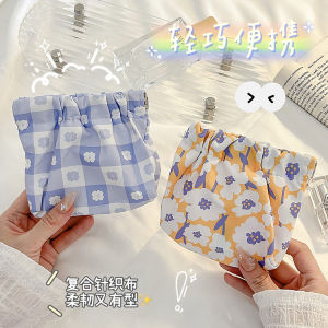 【Muswannas】Mini Cosmetics Bag Printed Makeup Pouch Women Sanitary Napkin Storage Case Portable Coin Purse Sundries Bag Credit Card Holder