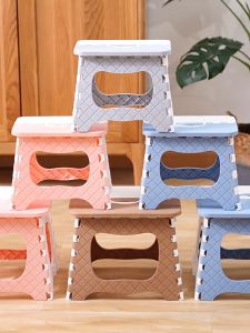 เก้าอี้พลาสติกแบบพกพา เก้าอี้พับ เก้าอี้ทรงเหลี่ยม เก้าอี้พลาสติก ทรงสี่เหลี่ยม พับเก็บได้ สีพาสเทล