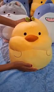 NTL B076 Boneka Bantal Selimut 3in1 BALMUT Little Duck  Shark Hamster Dengan Penghangat Tangan