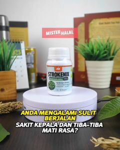 STROKENIX Obat Stroke Ringan Berat Paling Ampuh - Melancarkan Sirkulasi Darah