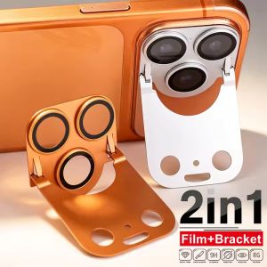 All in One Camera Lens Film for iPhone 18 Pro Pro Max Tempered Glass AR Coating Silver Red Black Case Friendly