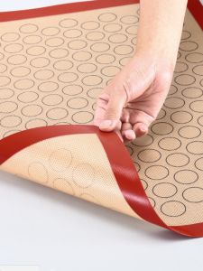 Bàn Phẳng Silicon Đa Năng 42cm 60cm Baking Pad Fiberglass Macaron Pad Grade Food Non-stick Baking Mat Kitchen Utensils