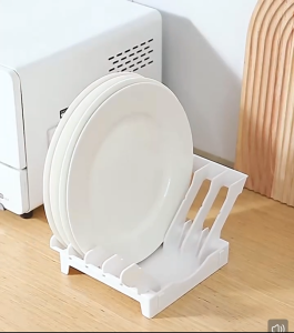 Classy Luxe Plate Organizer Rack Kitchen Organizer Countertop Plate Rack Cabinet Drawer Plate Rack