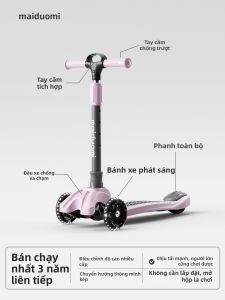 maiduomi | Xe Scooter Cho Bé Trai Bé Gái Từ 3-12 Tuổi