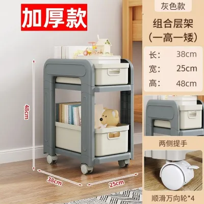 Schoolbag rack Shelves书包置物架可移动小推车书收纳架书架