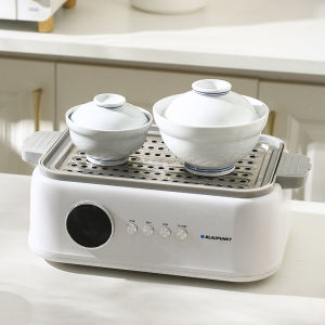 4.5-Inch 6-Inch Ceramic Belt Tureen Electric Steam Box Steamer Rice Bowl Breakfast Steam Eggs Stew Soup Cubilose Stewing