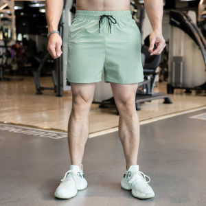 Mens Fitness Running Shorts Summer Sports Basketball Football Training Pants Quick Dry Breathable Nylon Straight Leg Trousers