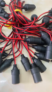 Dây Tẩu Cái Ô Tô - Có Dây Âm Dương Dùng Cho Xe Điện 24V-12V