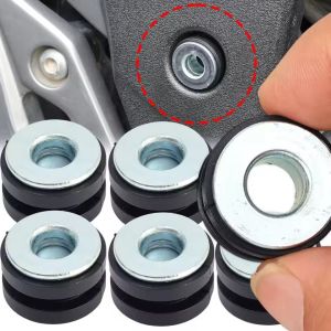 M6 Motorcycle Rubber Buffer Washer Vibration Damping Leak-Proof Fairing Bolt Grommet Moto Replacement Part for Kawasaki Honda