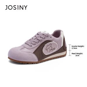 Josiny | Thick Heel Spring Summer Training Shoes Purple
