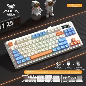 AULA | Light-Effect Mechanical Feel Keyboard for Gaming and Office