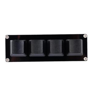 USB Programming Macro Custom Keyboard 4 Key RGB Copy Paste Cut For Photoshop Gaming Keypad Mechanical Mini Macropad