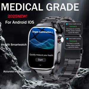 2025 New Blood lipid Uric acid treatment Smart Watch Men ECG+PPG Heart Rate Sports HD Call Health Track For Samsung Smartwatch