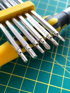 12 In 1 Screwdriver Set Magnetic Bit Cross Flat Shaped Screwdriver Head Multifunctional Precision Handheld Maintenance Tool