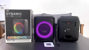 ประกัน 1ปี ลำโพงบลูทูธ BTS-1739 Blutooth Speaker ไมโครโฟนคู่ แบบพกพา ลำโพงคาราโอเกะ ลำโพงบลูทูธแบบพกพา ลำโพงร้องคาราโอเกะ ส่งฟรี