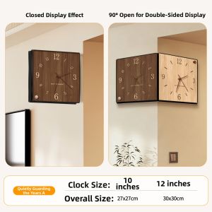 CTYLIGHTZ | Vintage Style Corner Wall Clock