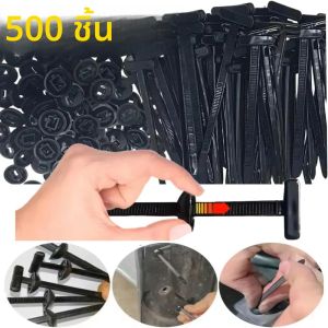 500PCS สายไนลอน Zip Self-Locking Heavy Duty Zip Ties ในร่มและกลางแจ้งวัตถุประสงค์ทั่วไปสาย Tie Buckles Releasable UV Resista