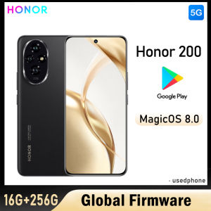 HONOR | HONOR 200 5G Smartphone Global firmware 6.7-inch 5200mAh Triple Rear Camera 50MP RAM 16GB ROM 256GB used phone