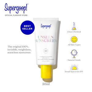 [New] Supergoop! Unseen Sunscreen SPF 50 PA+++ – Invisible Weightless Sun Protection
