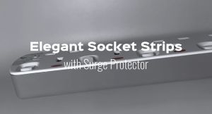 Daiyo DE 292 2 Way Elegant Surge Protector Power Extension Socket Strip with 2 Meter Power Cord