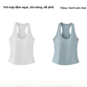 MiiOW | Áo ba lỗ một mảnh thời trang hở lưng Catman dành cho nữ áo ngực dây chun rộng cổ thấp che phủ mỡ thừa mặc ngoài trời mùa hè