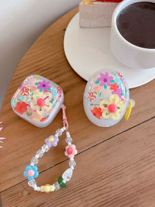 Fresh Style Dopaamine 3D Flower Huawei Freebuds 6i Bluetooth Earphone Silicone Protective Case Anti-Fall Soft TPU Shell Cute Girl Heart