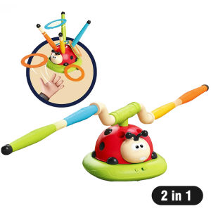 3-In-1 Kid Skipping Rope Machine Ferrule Game Adjustable Sport Machine Multifunction Training Toy Indoor Outdoor Sport Equipment