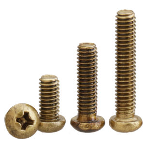 BAIRUITE | Brass Cross Head Screw Copper Screw Half Round Head Small Screw Accessories