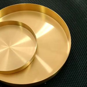 6pcs Metal Dice Solid Brass Gold High-Quality 6-Sided Game Dice Hand Polished Stress Relieving Family Gathering Toy 15mm
