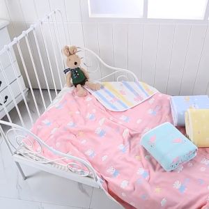 ผ้าห่มสาลู ผ้าสาลู สำหรับเด็ก ระบายอากาศได้ดี ผู้ชาย และสามารถห่มได้ทั้งคุณแม่และคุณลูก