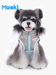Mooki pet | Áo Choàng Chống Lạnh Mùa Đông cho chó nhỏ có móc gắn dây dắt