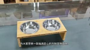 Khay ăn cho chó mèo thú cưng HouService - Bữa ăn thoải mái không gian sống gọn gàng!
