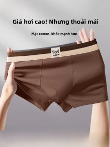 Quần lót nam MiiOW cotton mỏng dáng rộng kháng khuẩn thoáng khí
