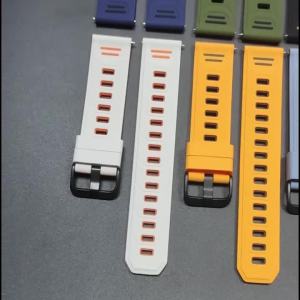 22mm Silicone Strap for Zeblaze Vibe 8/7/Pro/Lite/stratos 4 3 2/Btalk/GTR 3/Ares 3 Pro Replace  Correa Bracelet Mi Watch 5 S1 S4
