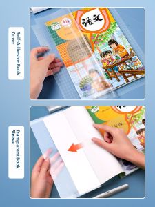 XUEDELE | Transparent Self-Adhesive Anti-Water Book Cover for 16k Books and A4 Paper