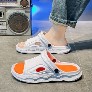 Two-Way Wear Sports Sandals Mens Summer Outdoor Anti-Slip Beach Driving Large Size 4546 Flat Heel EVA Material Casual Slippers