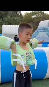 Áo Phao Tập Bơi Cho Bé Dưới 25Kg | Áo Phao Chống Lật Trẻ Em Không Cần Bơm Hơi Lõi Nổi EPE
