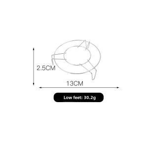 SST Steaming Rack Multi-Functional For Home Rice Cooker Pressure Cooker Water-Proof Mini High-Leg Triangle Small Holder