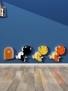 Cartoon Corner Drop Stickers: A Fun Way to Decorate Boys & Girls Bedrooms