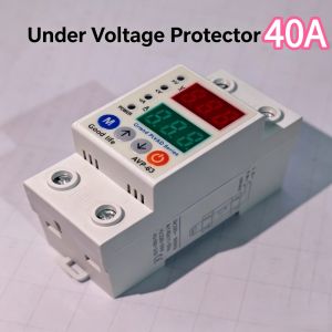 Free Din rail Voltage Protector 40A/63A Over Voltage and Under Voltage Protection for Home Appliance