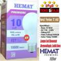 LAMPU BOHLAM 10 WATT HEMAT PREMIRE / BOHLAM LAMPU LED PUTIH HEMAT 10 W. 