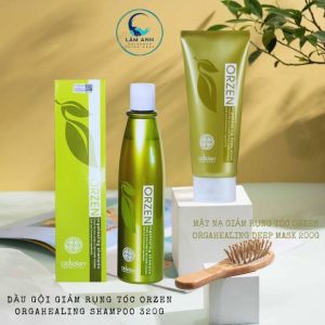 Dầu Gội Và Mặt Nạ Obshidian Orzen Orgahealing Shampoo & Deep Mask Giảm Rụng Giúp Chân Tóc Khỏe Mạnh