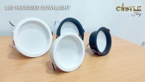 Castle Recessed Anti-Glare Downlight LED Downlight  (12W & 18w) Modern LED Downlight Daylight/CoolWhite/WarmWhite/CCT