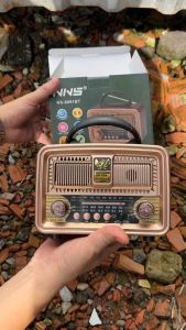 Đài Radio có Bluetooth  NNS 8091BT - FM-AM/FM/SW Thiết Kế Cổ Điển Sang Trọng Loa To Thích Hợp Giải Trí Nghe Nhạc Nghe Tin Tức Pin Lâu