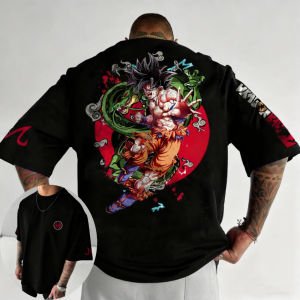 Bandai | 2026 New Summer Dragon Ball 40th Anniversary Cool Wukong Divine Dragon 3D Printing Fashion Quick Drying T-shirt Street Wear Y2k