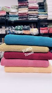 【ᴇᴜʀᴏ ᴛᴏᴡᴇʟ】Premium Bath Towel 70x140cm Towel 100% Natural Cotton l Tuala Mandi Tebal Serap Air 400g