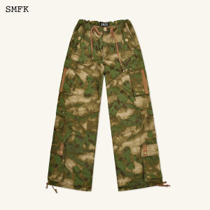 SMFK | Cobra Heat-sensing Camo Retro Paratrooper Pants Adjustable Hem